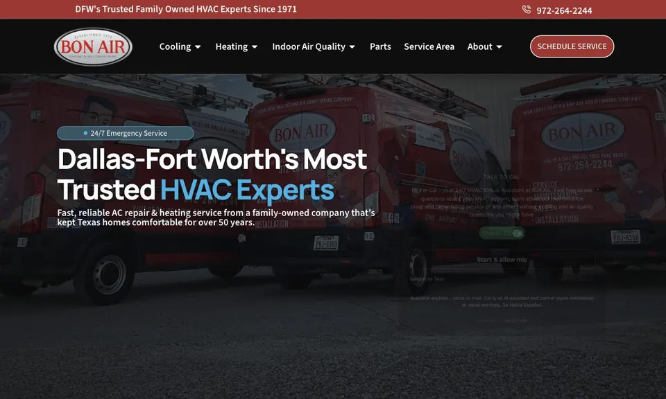 Bon Air Service Company homepage