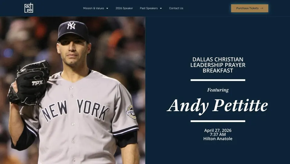 Dallas Christian Leadership Prayer Breakfast homepage